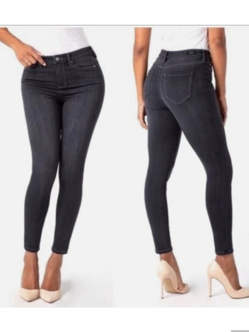 Liverpool Charcoal High-Rise Skinny Jeans